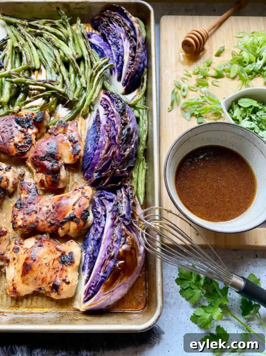 Crispy Sesame Chicken and Cabbage Salad 9 Shredded chicken and chopped cabbage