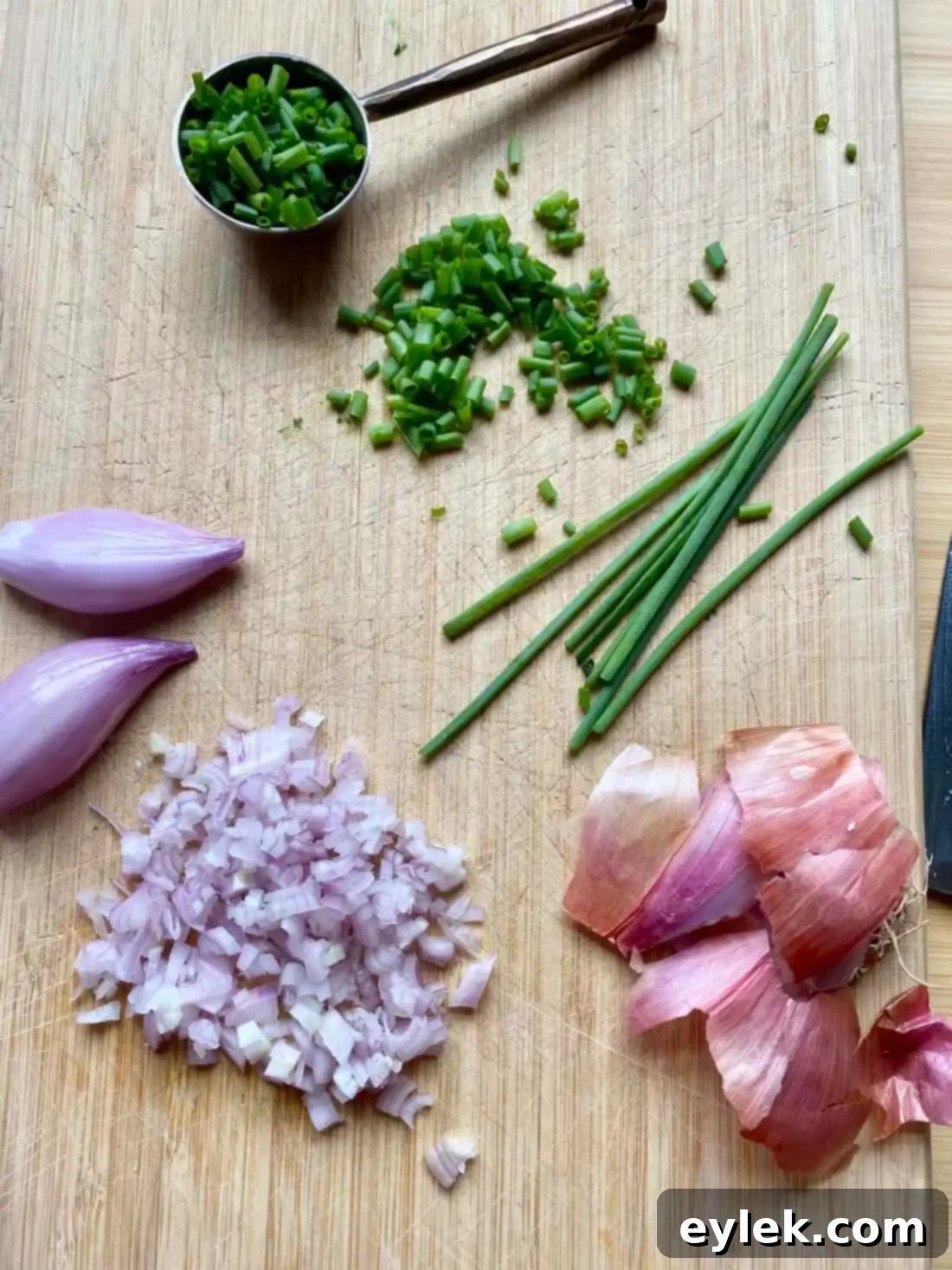 Easy Deviled Egg Dip - Wet Ingredients Prep