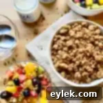 Crispy Golden Oat Streusel 16 Crunchy Oat Streusel Topping in a jar