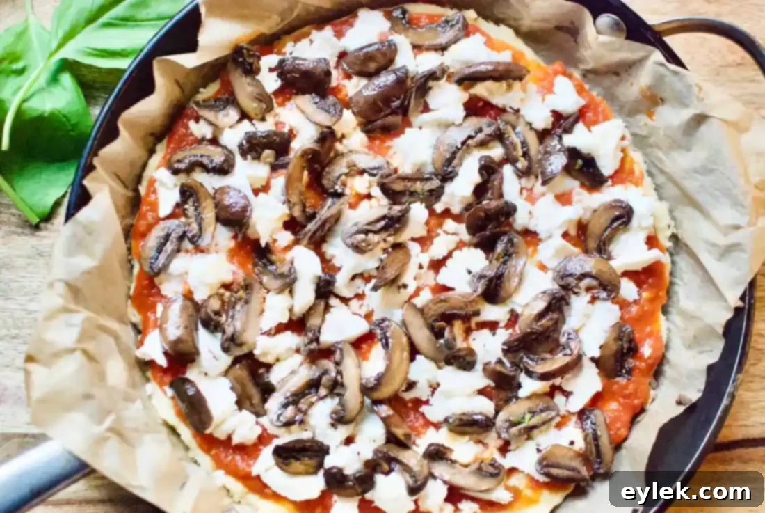 gluten-free cast-iron skillet pizza