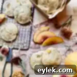 Peach Cake Drop Cookies