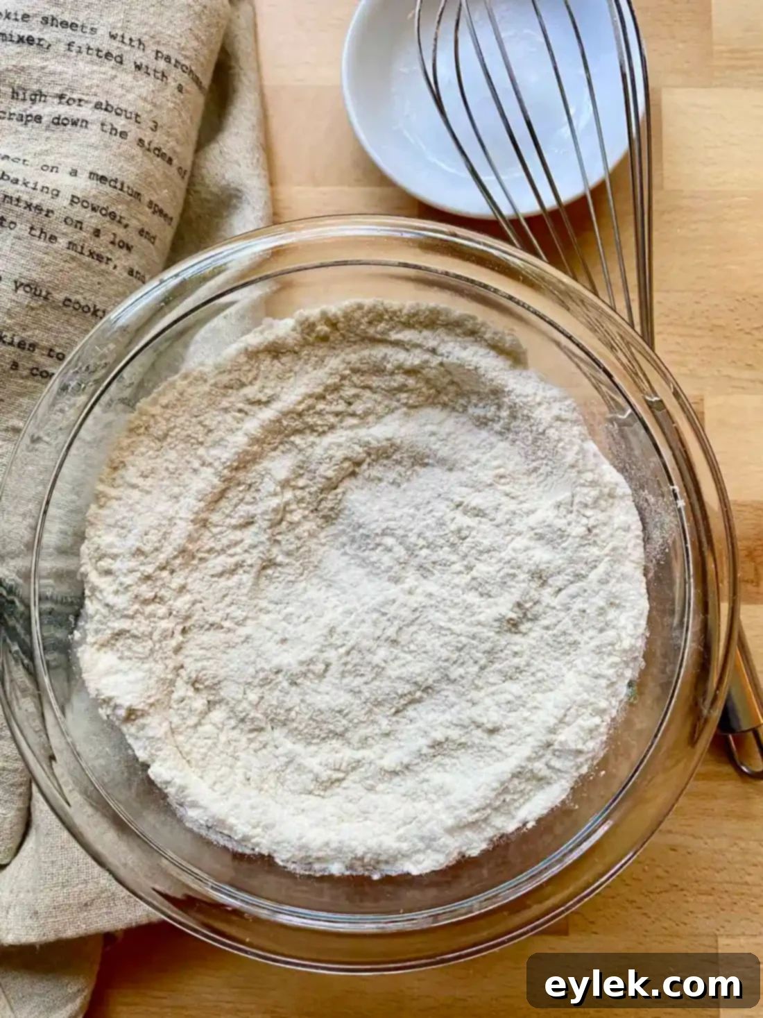 Cakey Peach Drop Cookies 3 Lined baking sheet and preheated oven