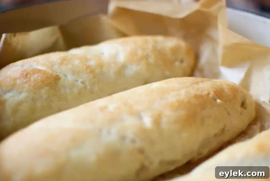 gluten-free mini baguette
