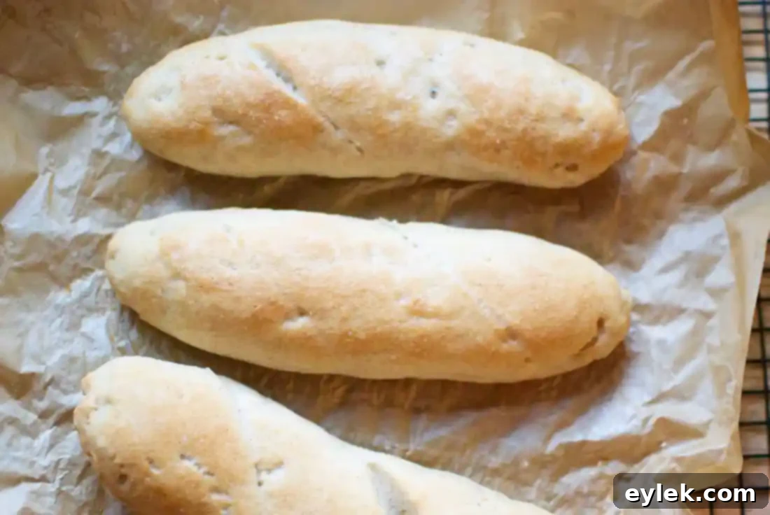 gluten-free mini baguette