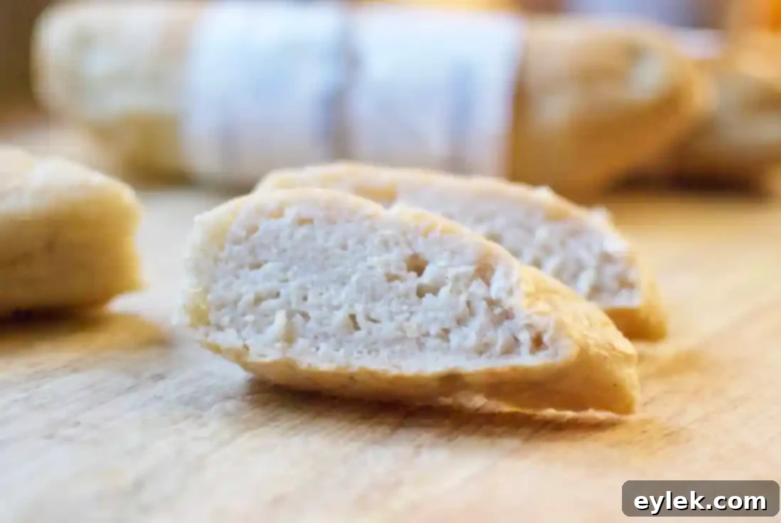 gluten-free mini baguette