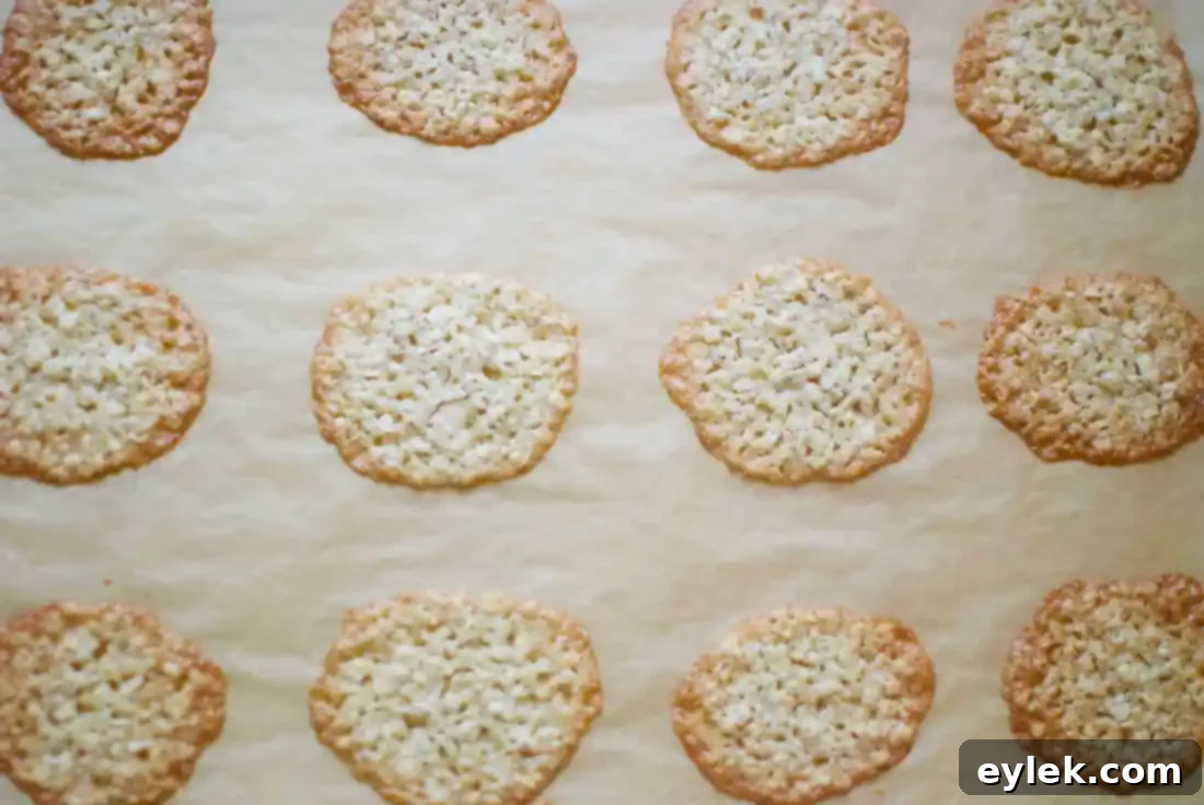 chocolate lace sandwich cookies cooling