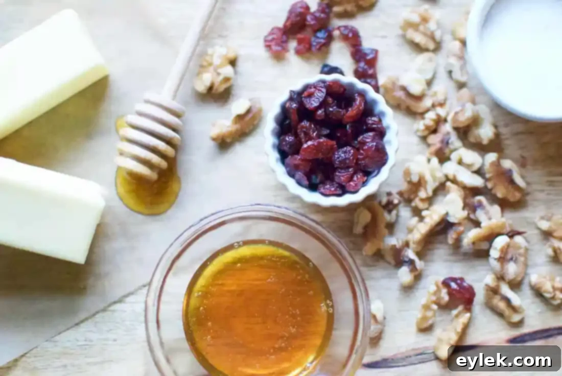 brown butter soda bread & cranberry walnut butter