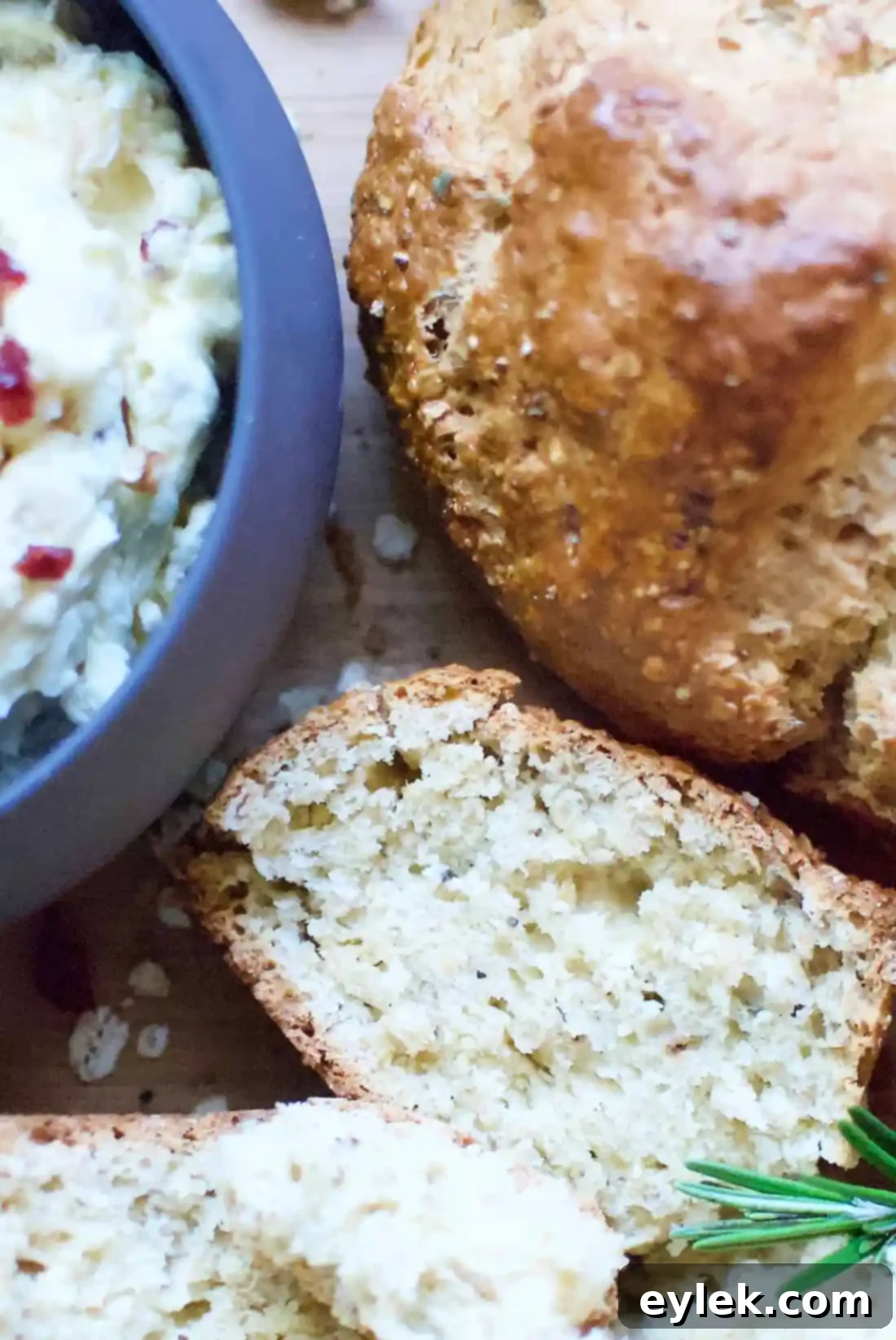 Brown Butter Soda Bread & Cranberry Walnut Butter