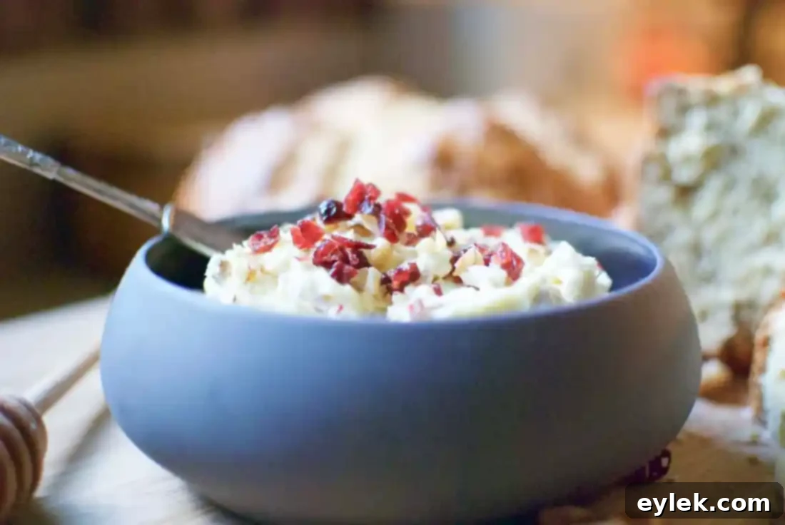 brown butter soda bread & cranberry walnut butter