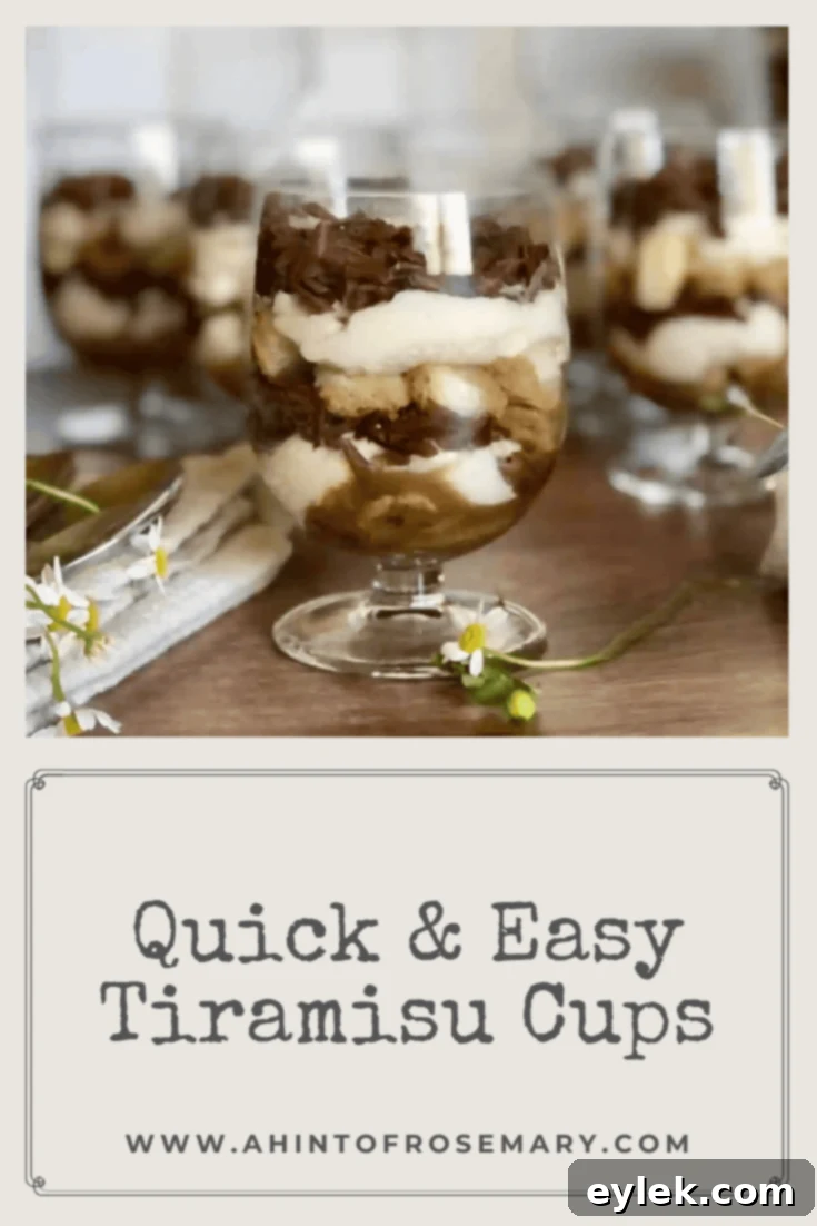 Quick & Easy Tiramisu Cups