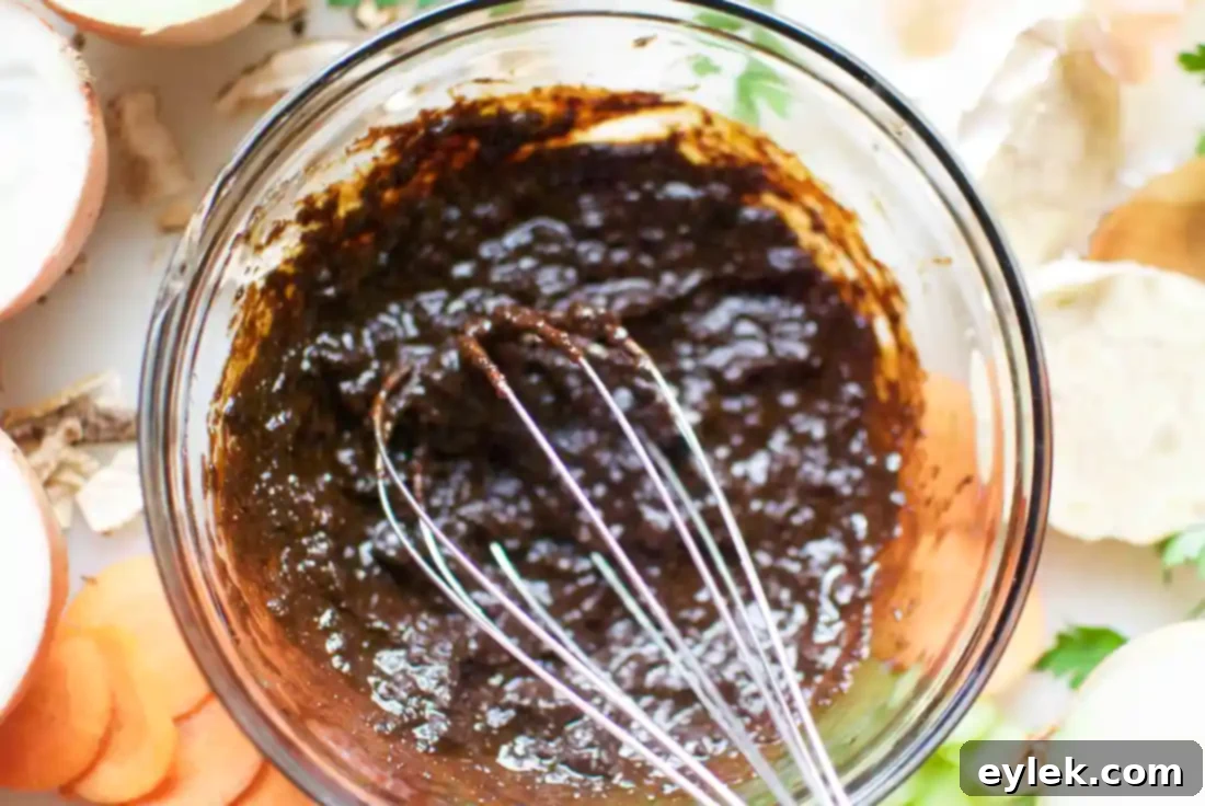 Miso paste in a bowl