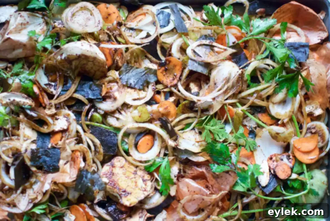 Miso-coated vegetables on baking sheet