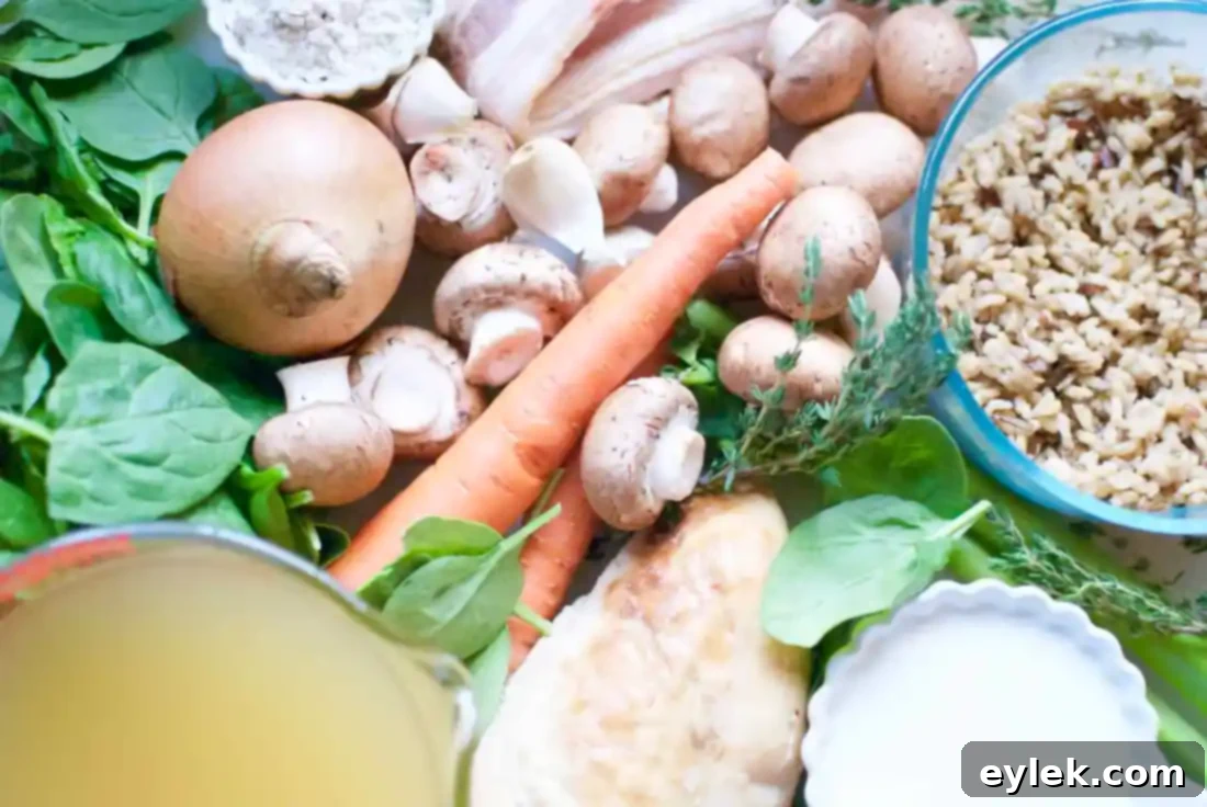 Comforting Creamy Chicken and Wild Rice Soup 2 gluten-free (or not) creamy chicken & wild rice soup