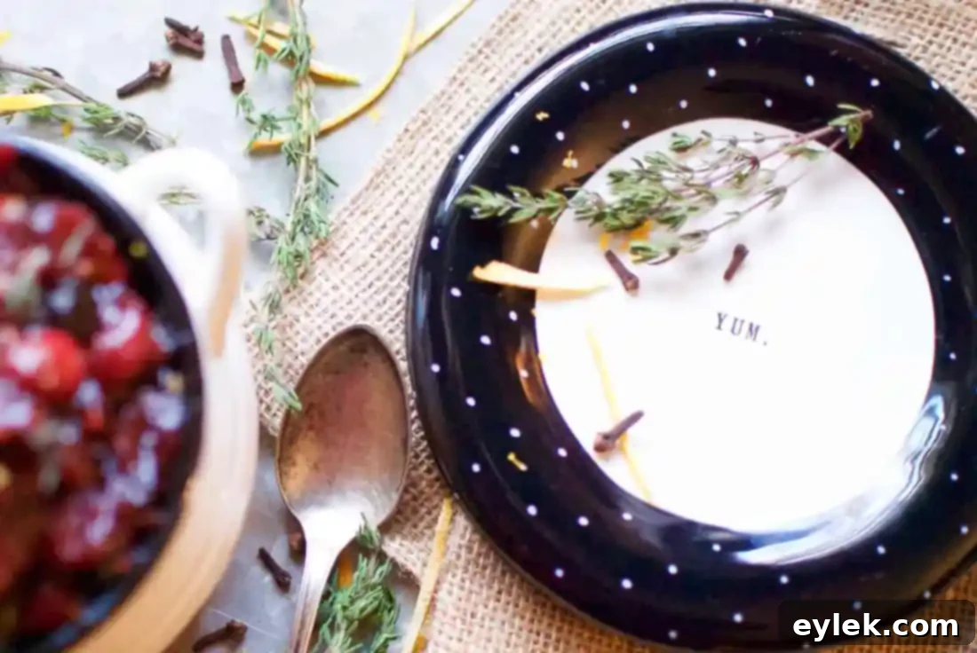 gingered cranberry fig chutney