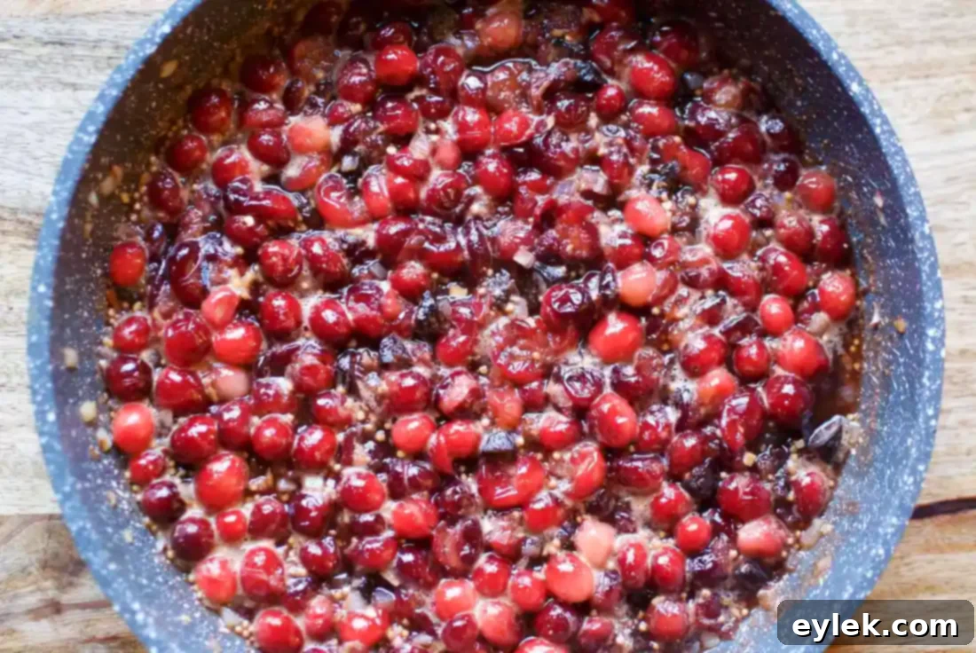 gingered cranberry fig chutney