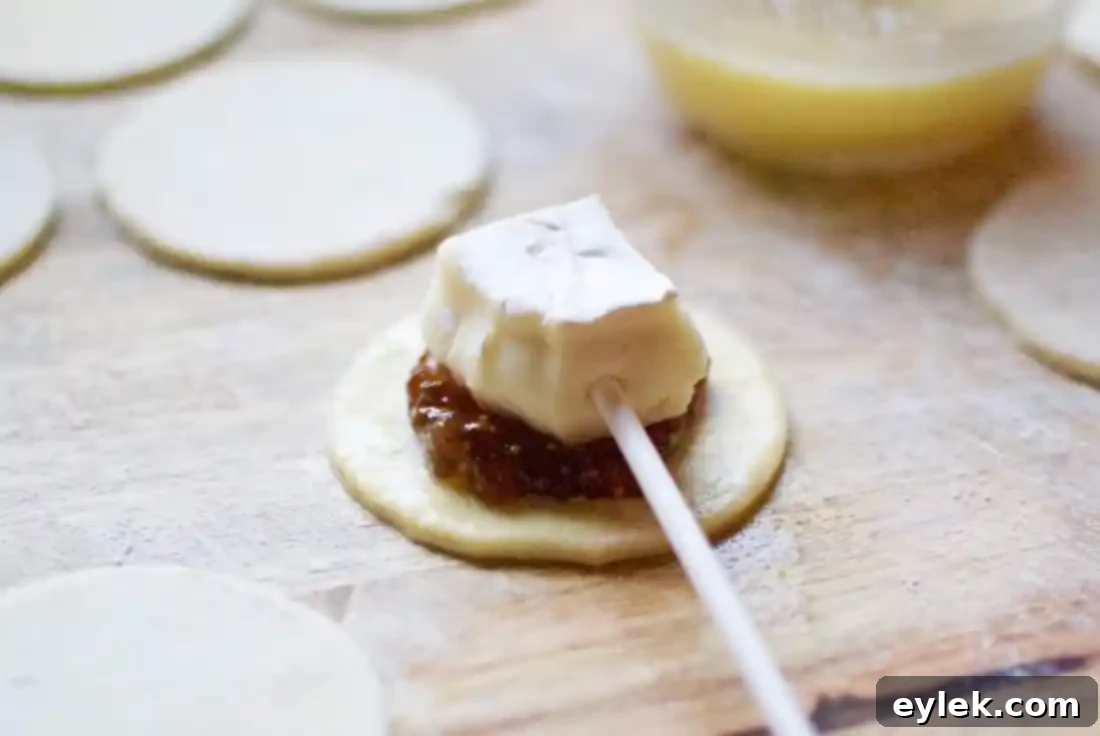 fig & brie pastry pops