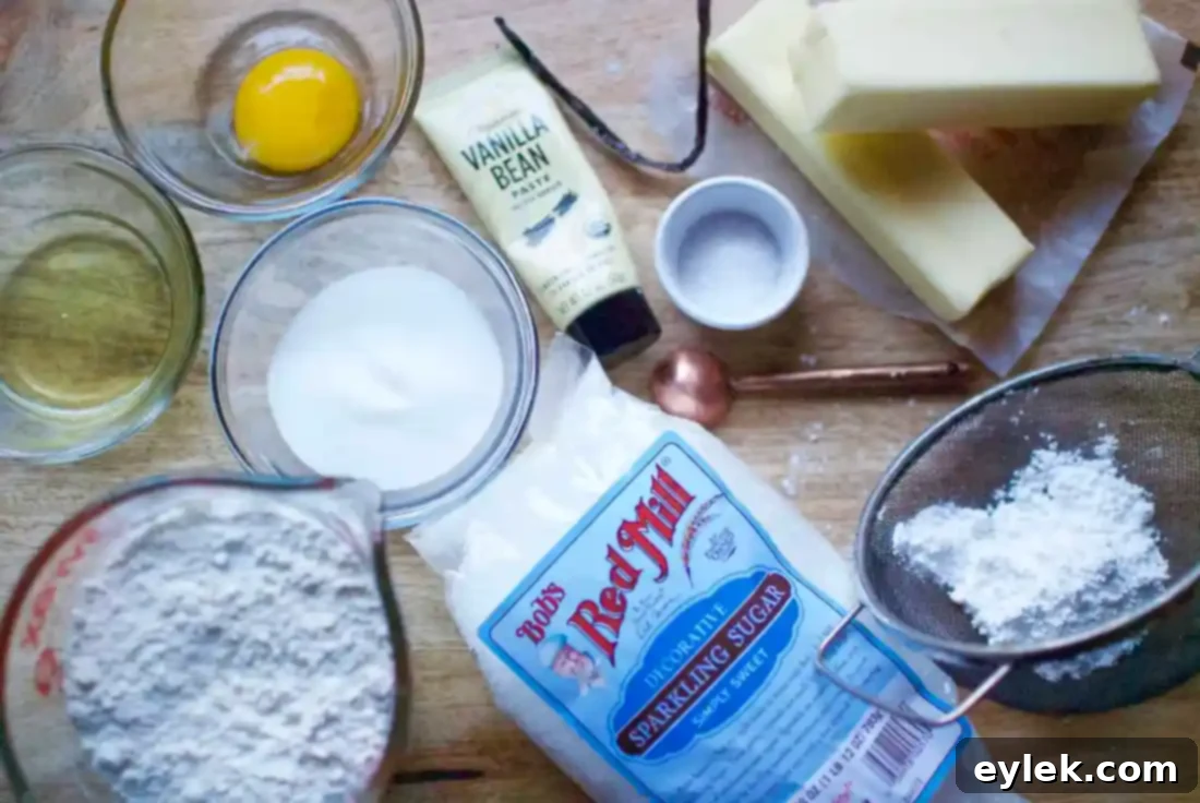 dorie greenspan's vanilla bean sable cookies