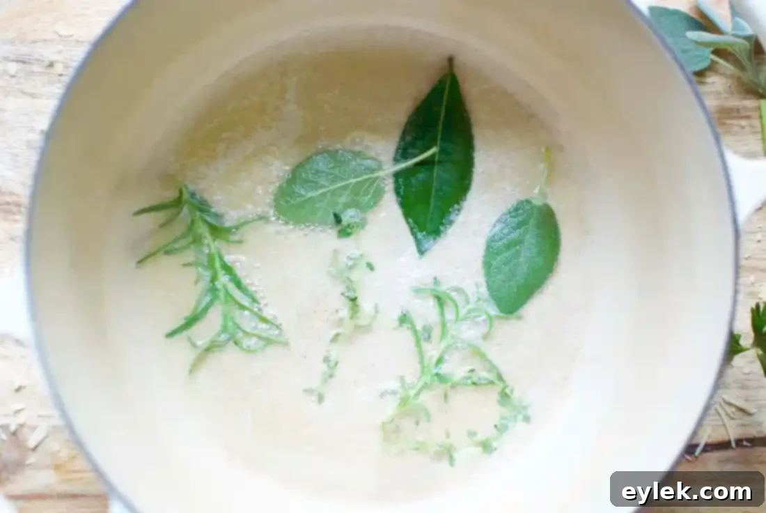 melt butter for cavatappi cheese sauce