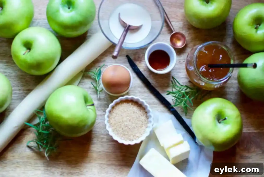 French Brown Butter Apple Tart