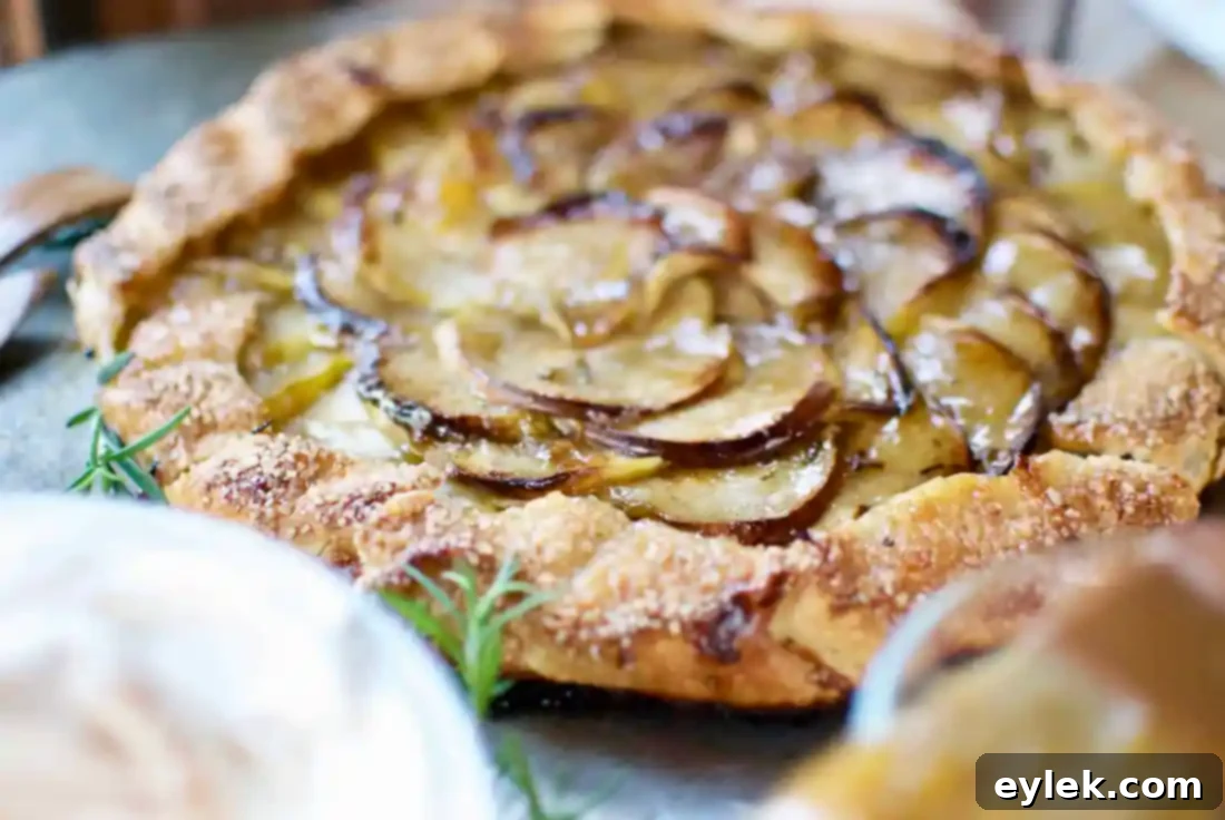 French Brown Butter Apple Tart