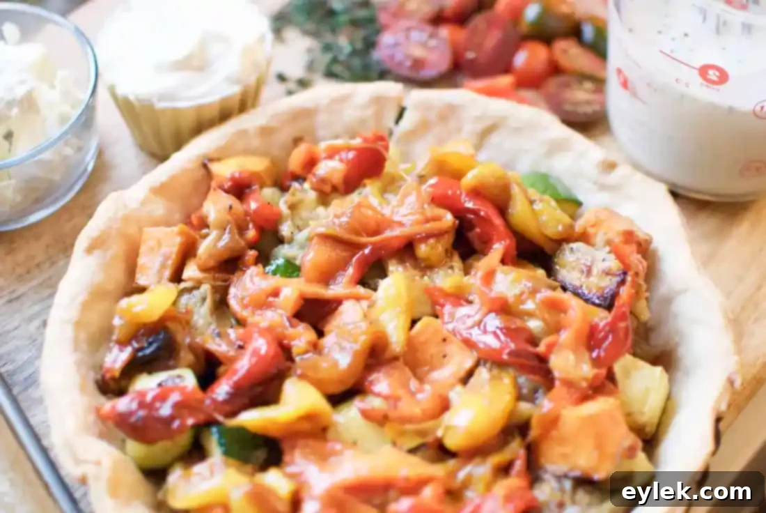 Ottolenghi's Roasted Vegetable Tart