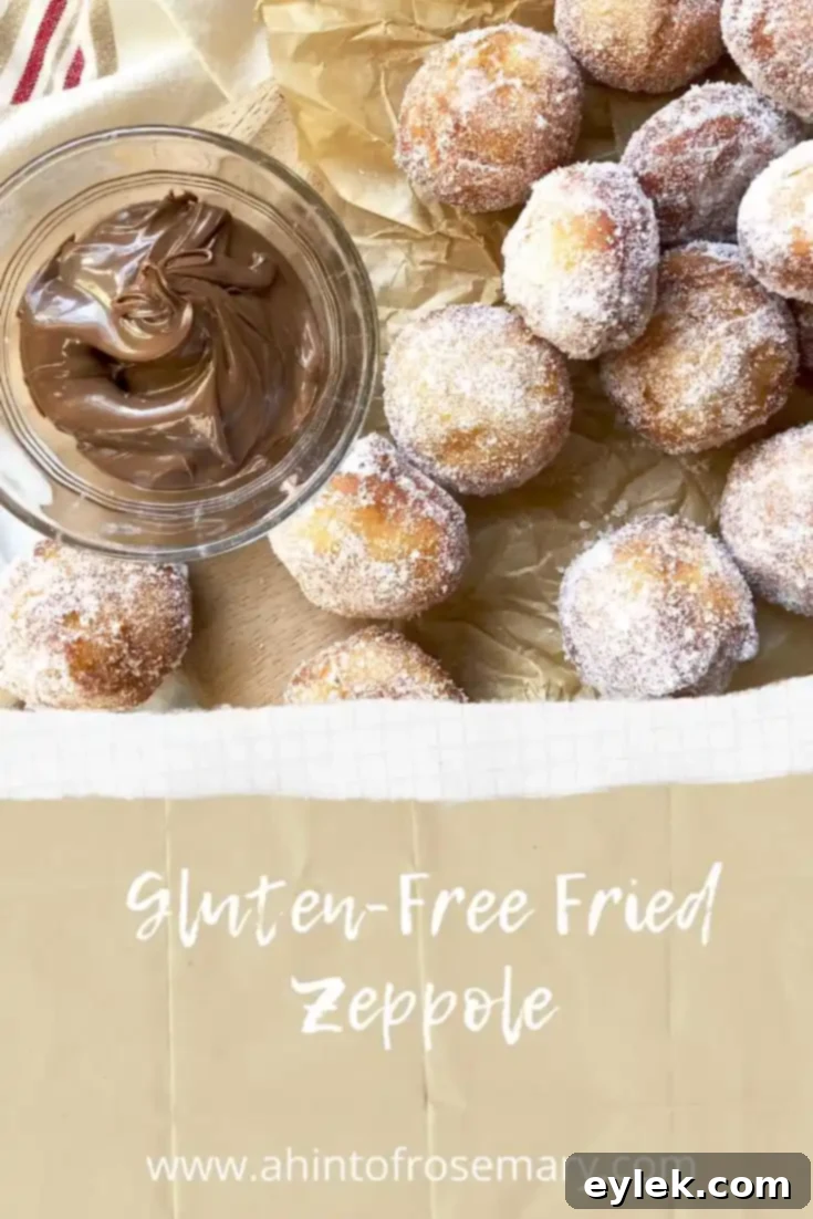 Gluten-Free Fried Zeppole with tag