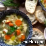 The Best Quick and Easy Chicken Noodle Soup 19 A bowl of comforting chicken noodle soup
