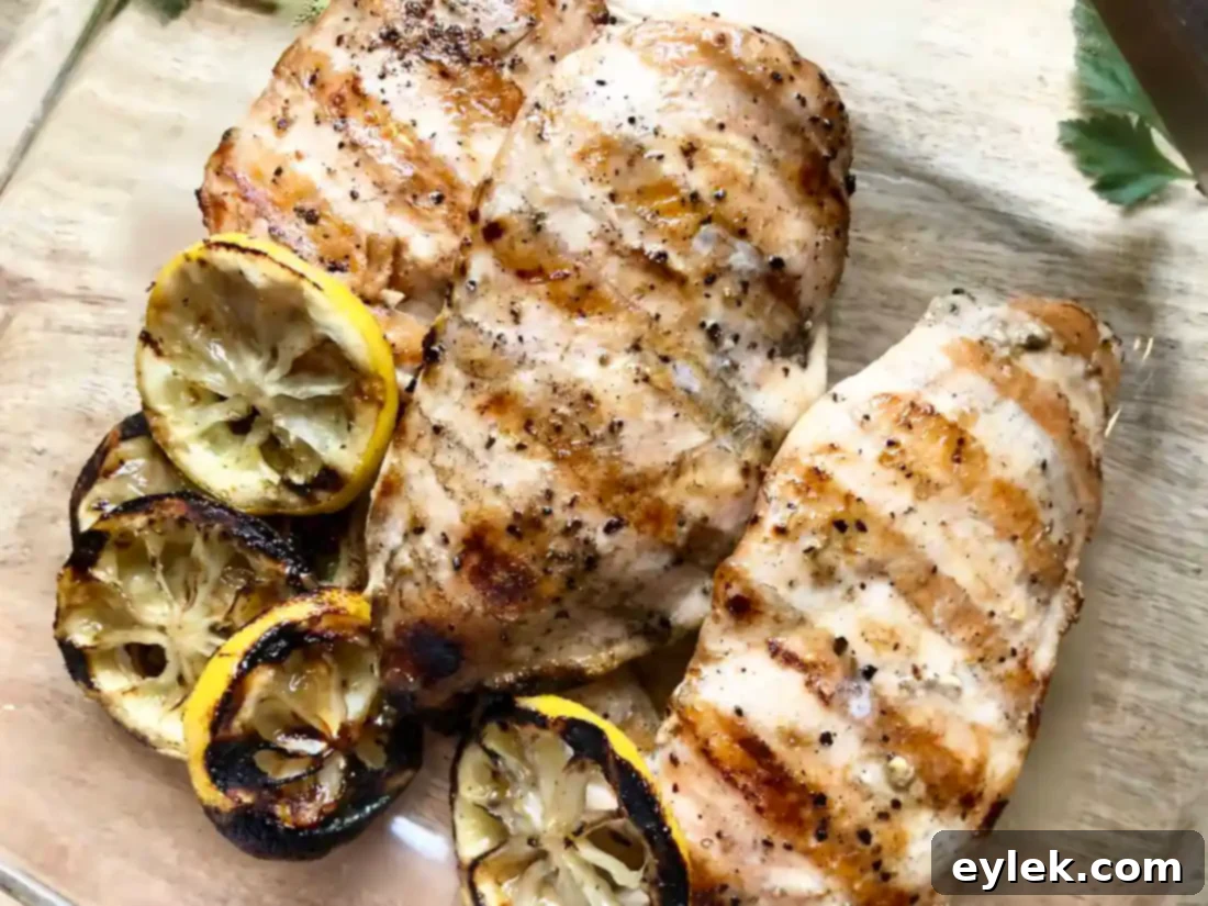creamy grilled chicken piccata