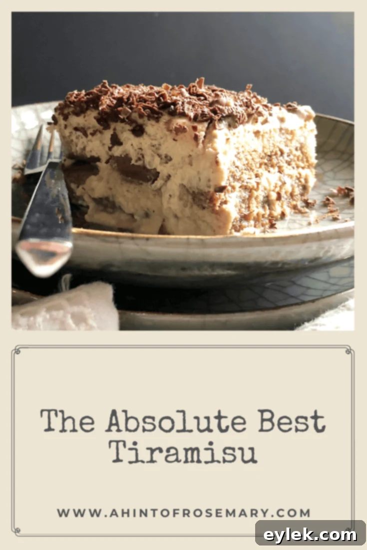 The Absolute Best Tiramisu