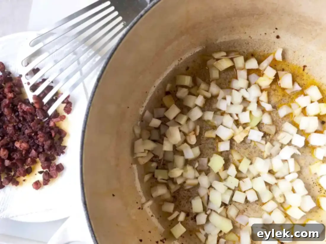 diced russet potatoes for chowder