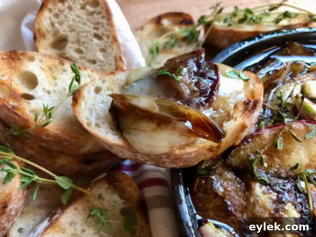 Grilled Brie with Plums & Shallots