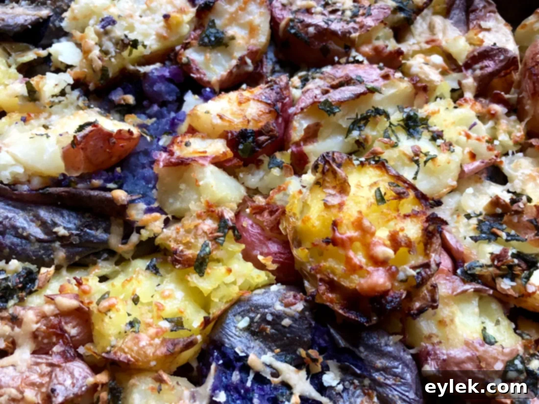 Close-up of the prepared lemon and basil drizzle