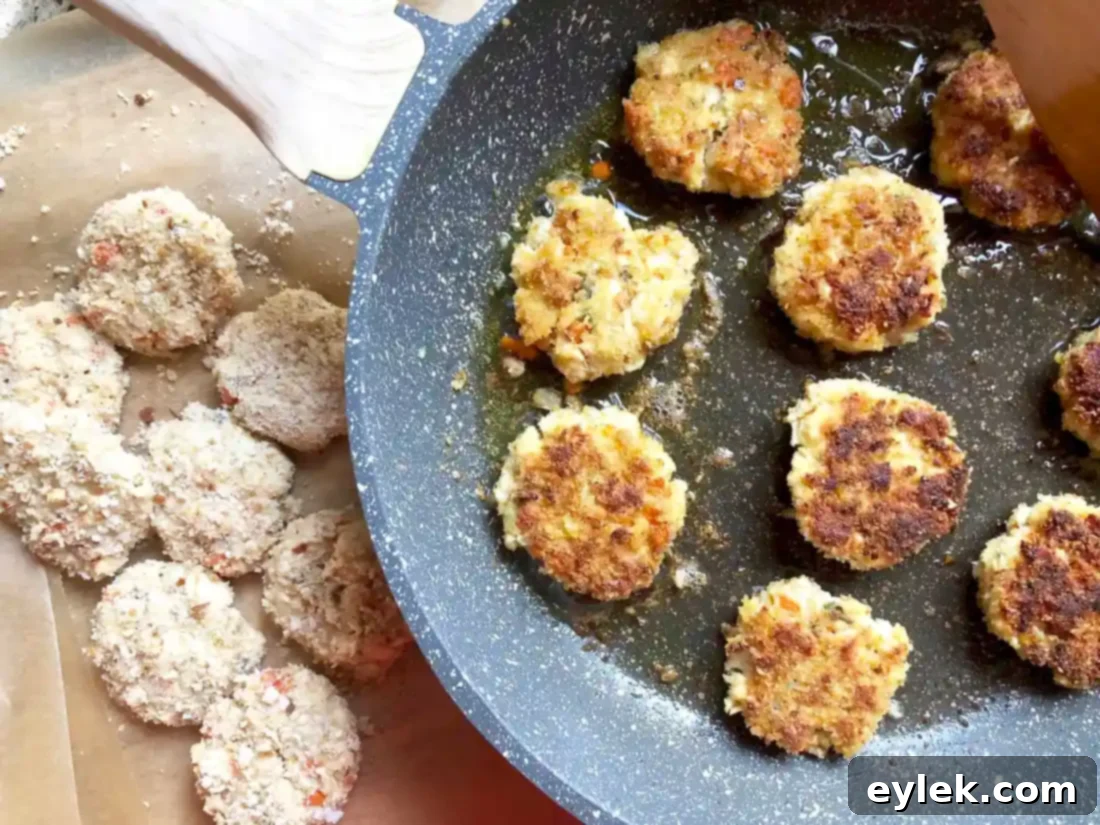 golden brown chicken croquettes