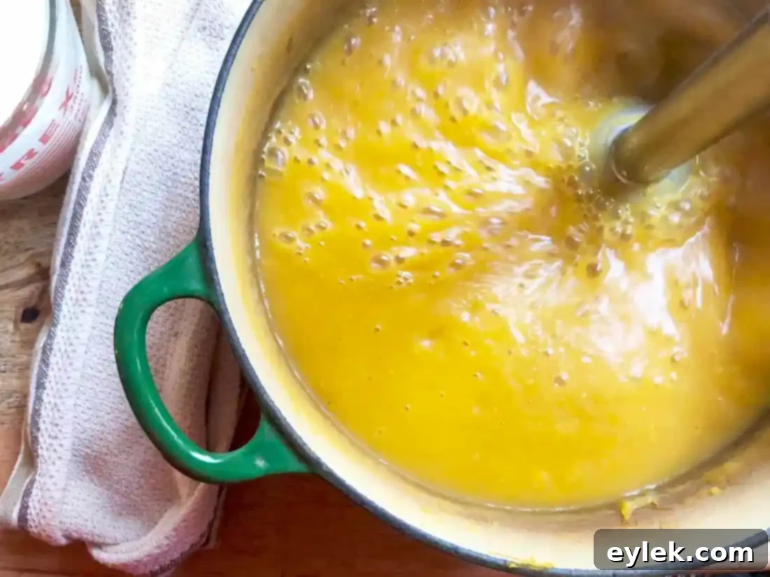 smooth squash soup