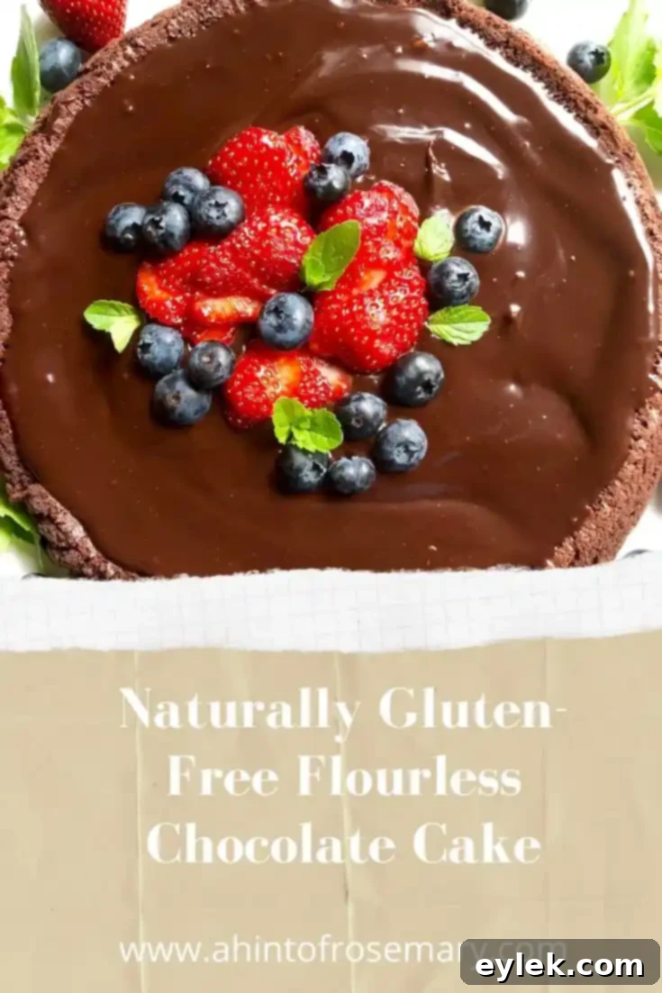Naturally Gluten-Free Flourless Chocolate Cake