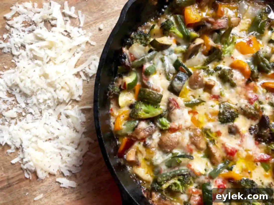 serving suggestion for cheesy roasted ratatouille dip with crusty bread