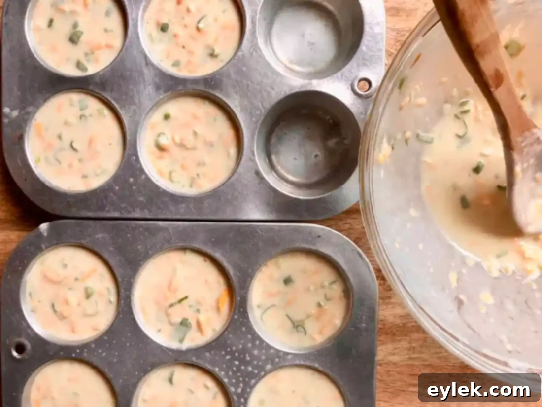Green Onion & Cheddar Popovers in serving basket