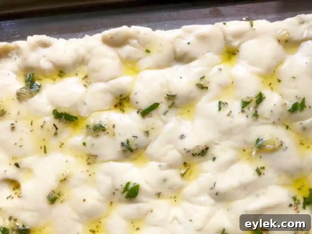 low-carb focaccia with dipping sauce