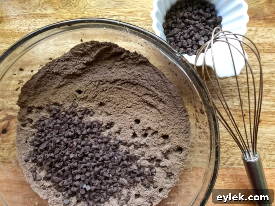 chocolate zucchini loaf wet ingredients