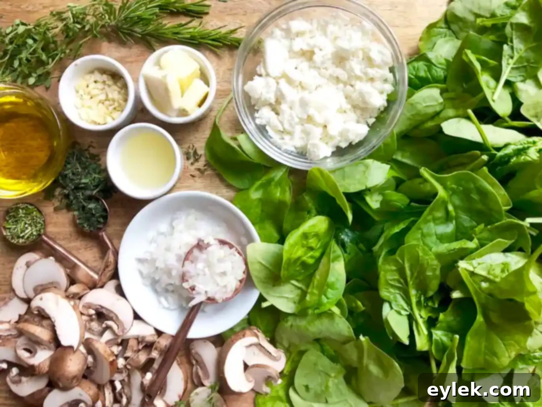 Sautéing mushrooms for Savory Crepe Egg Rolls filling