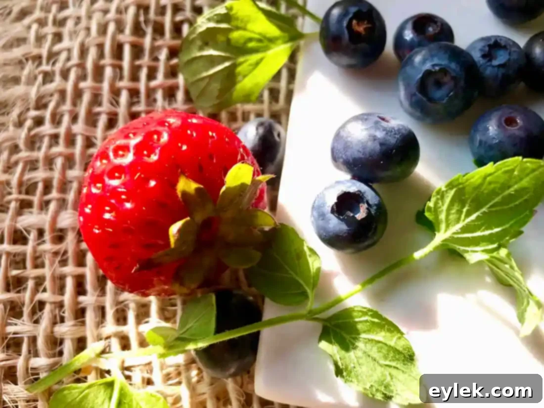 Easy berry cheesecake ready to serve