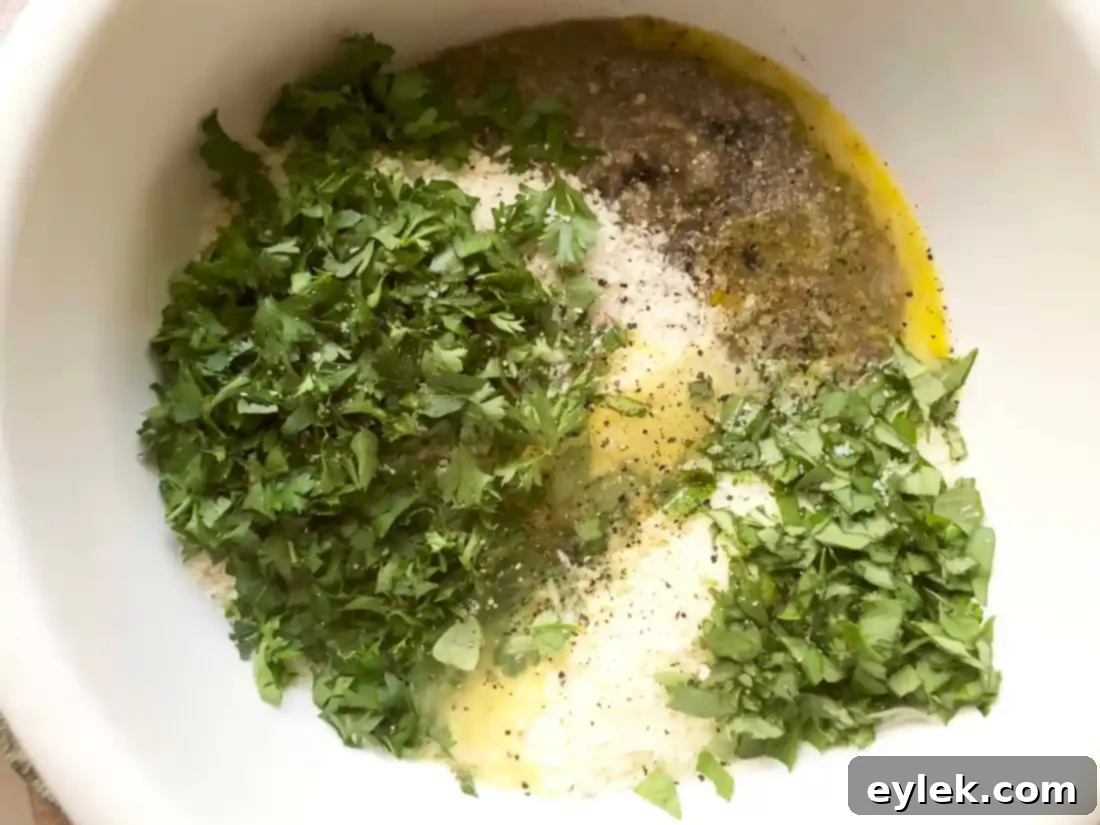eggplant parmesan meatballs mixture