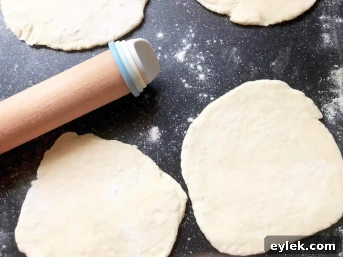Jamie Oliver's fried & grilled pizza dough before frying