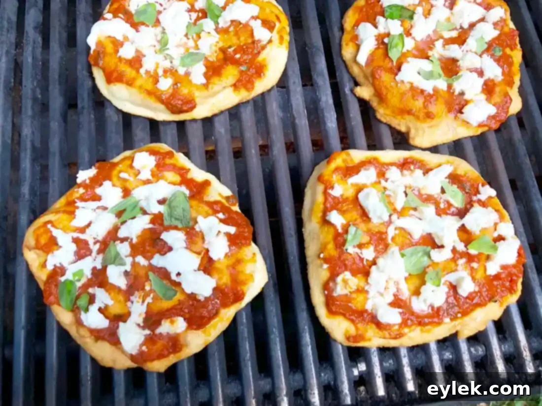 Jamie Oliver's fried & grilled pizza on the grill