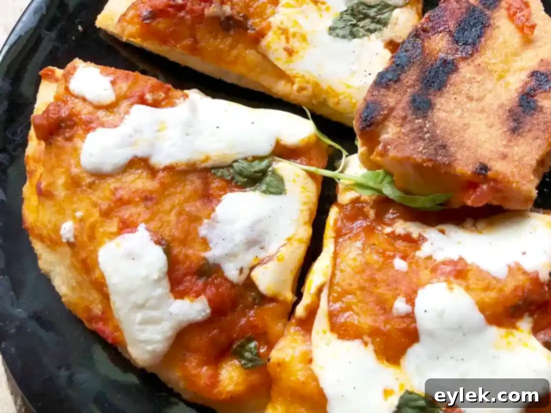 Jamie Oliver's fried & grilled pizza ready to serve