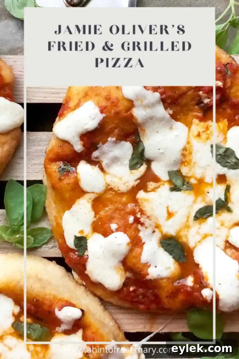 Jamie Oliver’s Fried & Grilled Pizza ready to eat