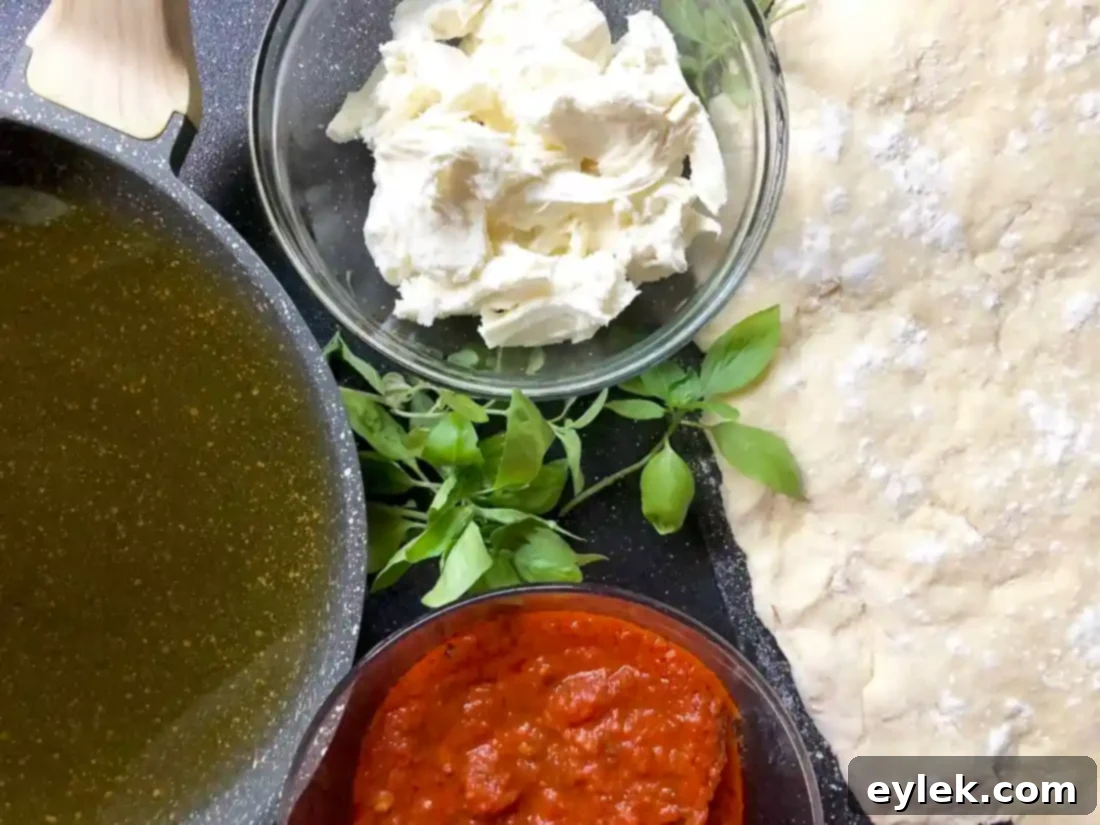 Jamie Oliver's fried & grilled pizza dough being divided