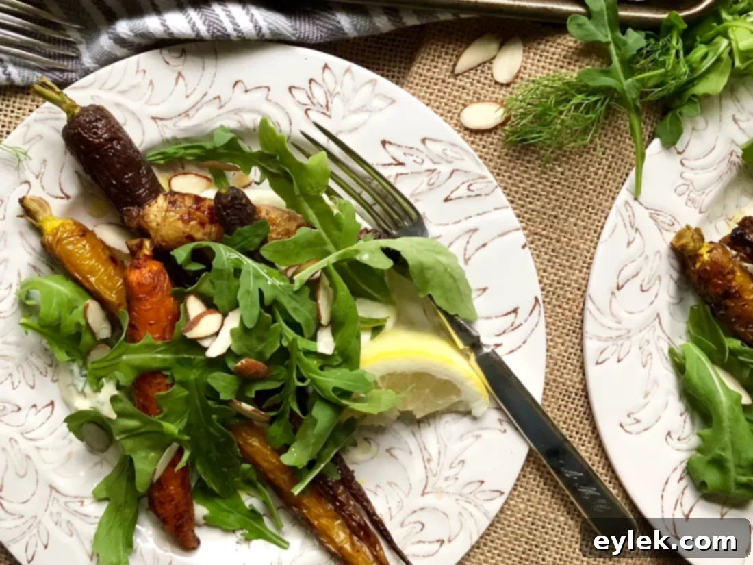 Coffee and Five-Spice Roasted Rainbow Carrot Salad