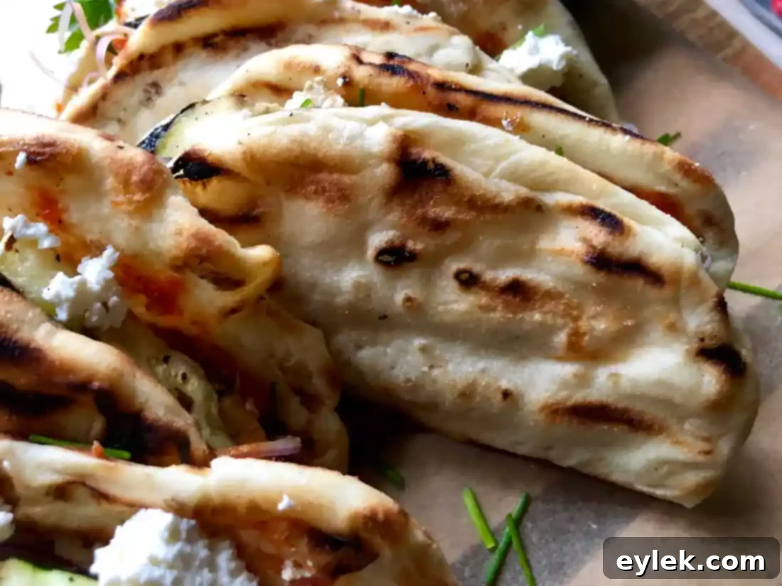 grilled zucchini pizza tacos