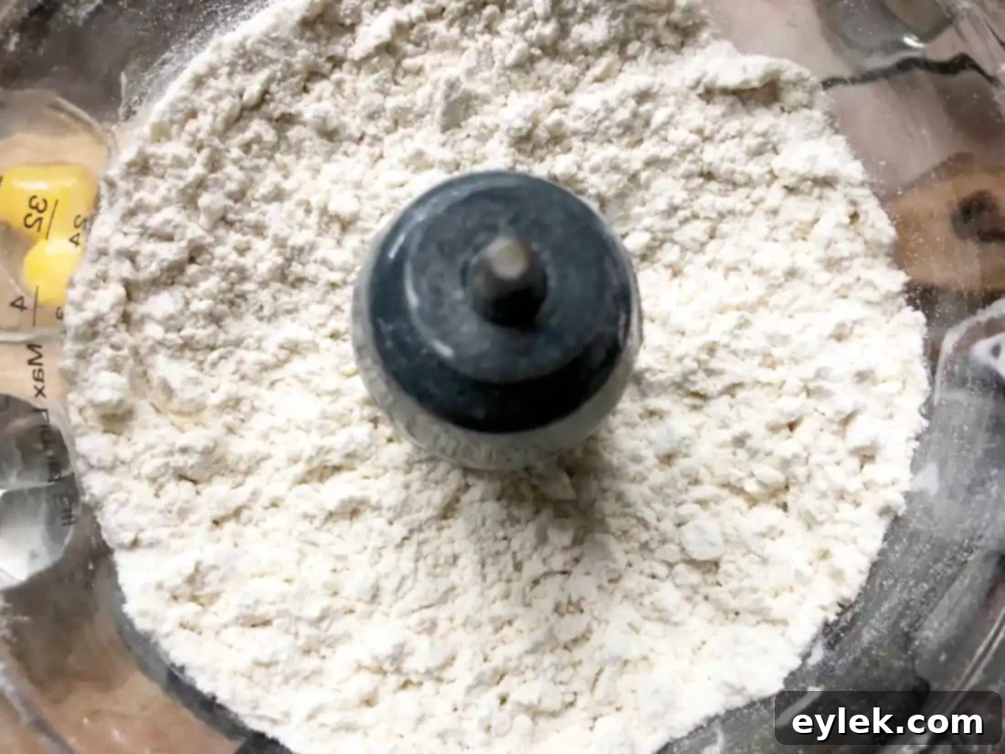 Crumbly tart crust mixture